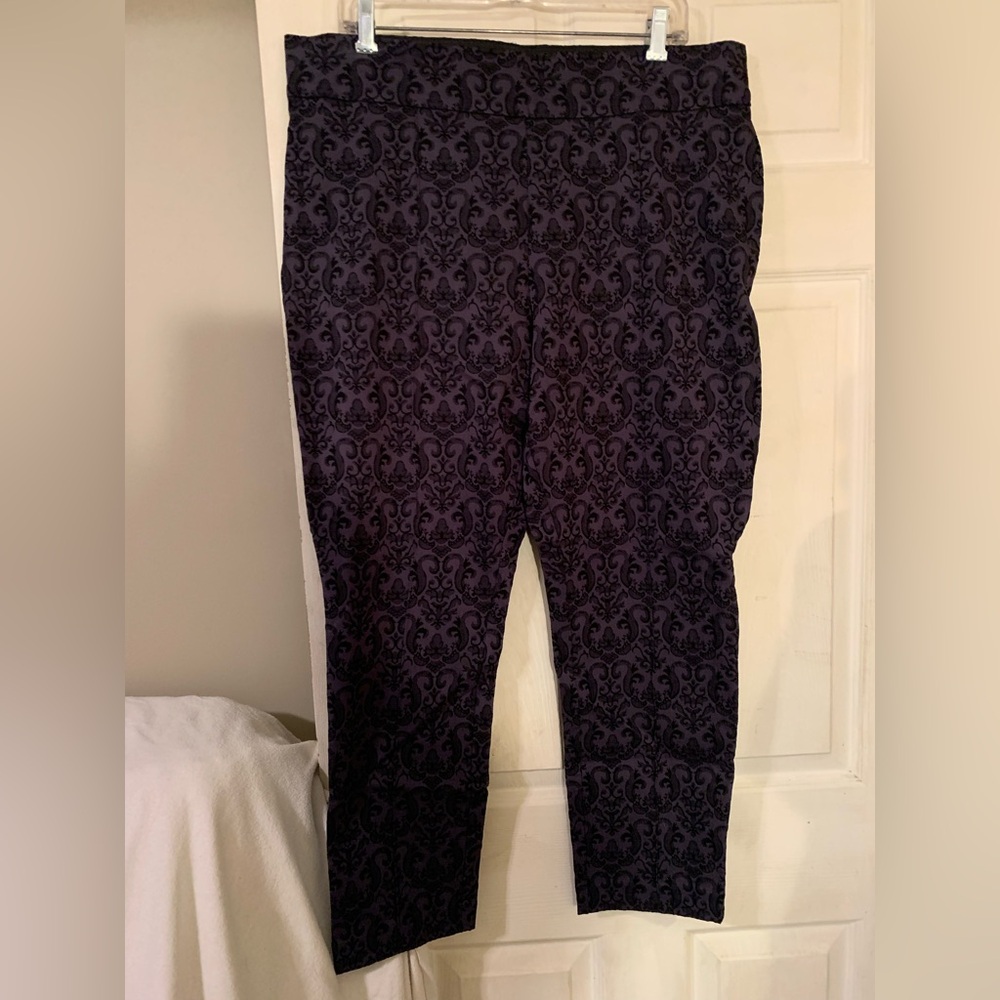 Ricki's Black Patterned Skinny Pants